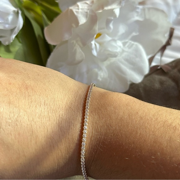 14k gold tennis bracelet